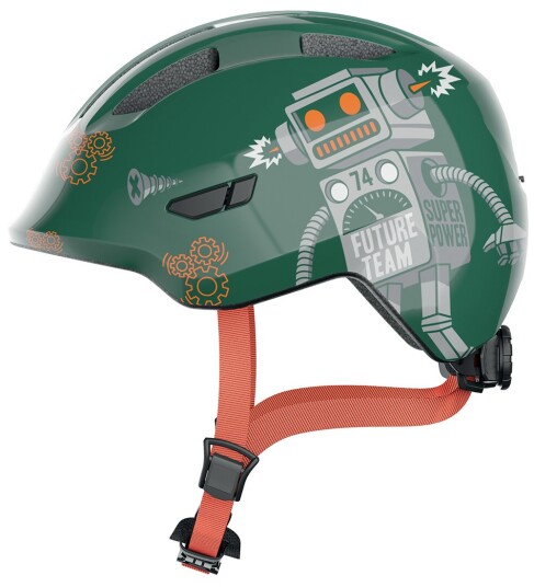 ABUS Smiley Hjelm, Green Robo, 50-55 ABUS Smiley Hjelm, Green Robo, 50-55