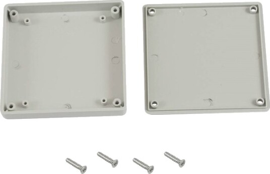 Hammond Electronics 1551XXGY 80 × 80 × 15 mm ABS Grå Kabinett
