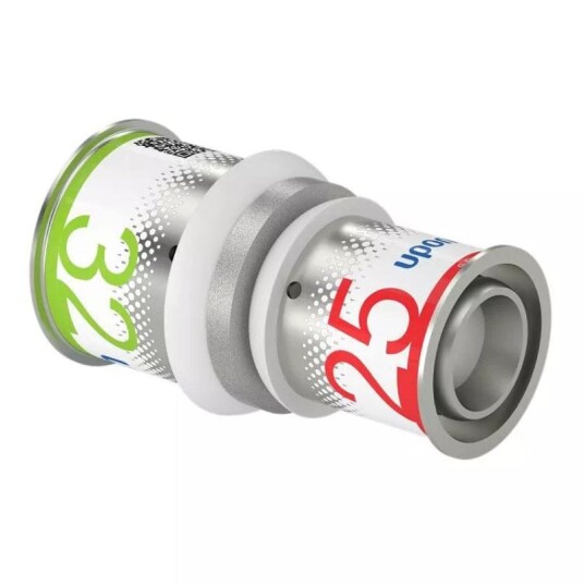 Uponor S-Press Plus Reduksjon 32-25mm for Gulvvarme og Radiatorsystemer