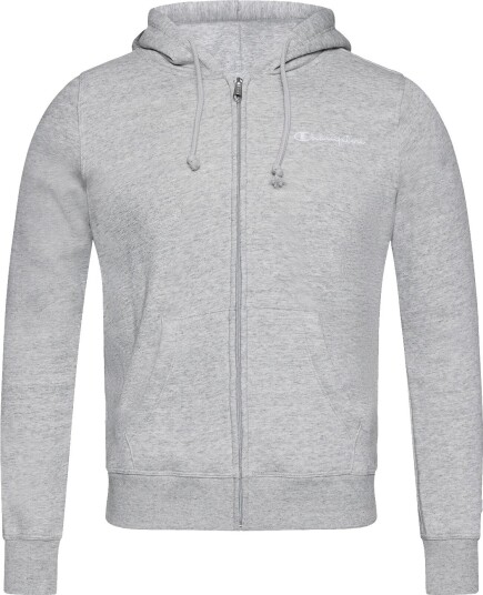 Champion Full Zip Hoodie Sweatshirt Grey XL