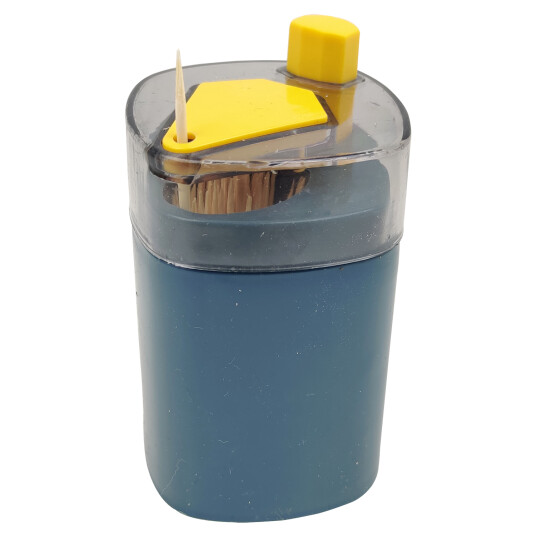 Tannpirkerholder Automatisk pop-up dispenser BLÅ