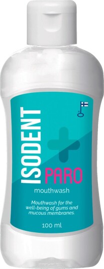 Munnskyll mot tannkjøttbetennelse ISODENT Paro Medium 100 ml.