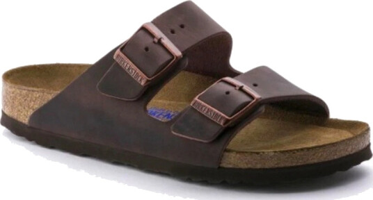 Birkenstock Women´s Arizona Oiled Nubuck Leather Soft Footbed Narrow Brun 35 Woman
