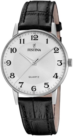 Festina Herreklokke F20690 1 Classic Hvit/Lær Ø36 mm Festina Herreklokke F20690 1 Classic Hvit/Lær Ø36 mm