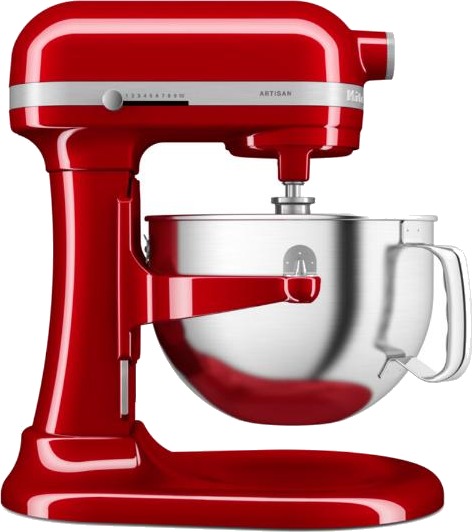 KitchenAid Artisan Kjøkkenmaskin 5,6L med Bolleløft Rød 5KSM60SPXEER