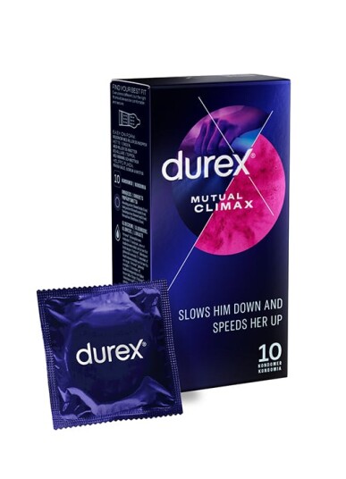 Durex Kondomer Durex Mutual Climax 10 pk Durex Kondomer Durex Mutual Climax 10 pk