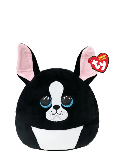 TY Tink - Dog Squish 25Cm - Black - 25 CM