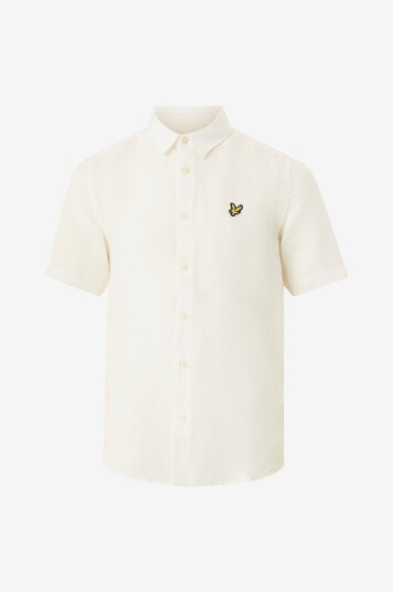 Lyle & Scott Skjorte SS Woven Beige