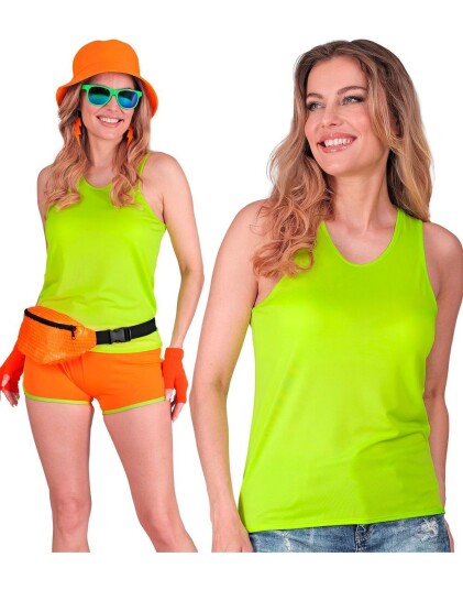 UV Neon Grønn Tank Top til Dame XX Large