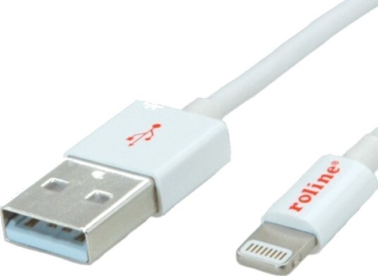 Roline 1,8 m Lightning til USB-kabel for iPhone, iPad og iPod