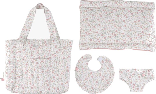 Little Dutch Doll Nursery Bag Set Pink ONE SIZE Little Dutch Doll Nursery Bag Set Pink ONE SIZE