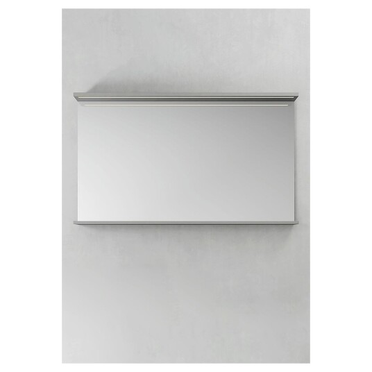 Hafa Store 1200 Speil m/LED-lys 120x70x11 cm Grå