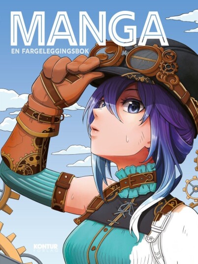 Manga en fargeleggingsbok