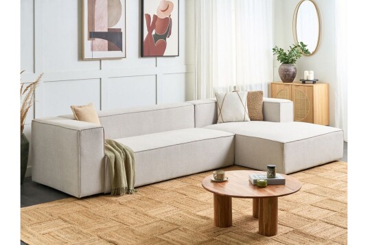 Britt Hjørnesofa 3 seter   Beige
