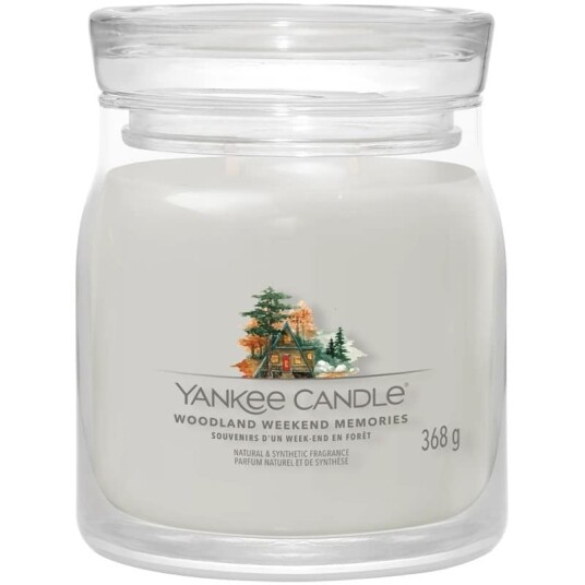 Yankee Candle Signature Medium Jar Woodland Weekend Memories 368g Yankee Candle Signature Medium Jar Woodland Weekend Memories 368g