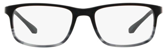 Emporio Armani briller ea3098 5566 Svart Mønstret Medium Hel ramme i Plast Rektangulære