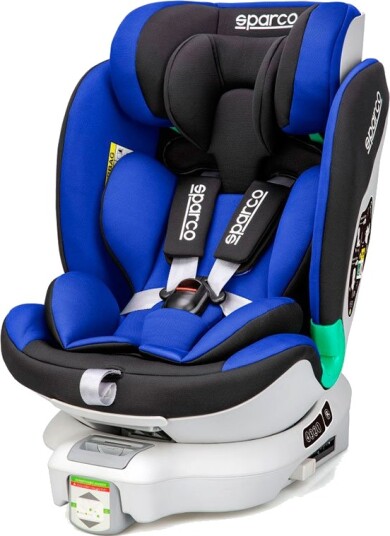 Sparco SK6000I-BL Bilstol Med Dreiefunksjon/Isofix 9-25kg 0-12 År