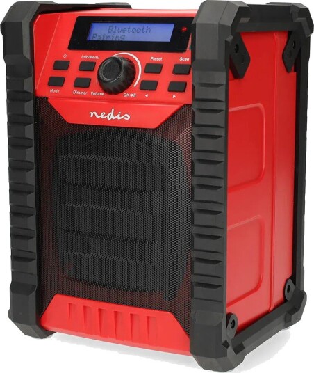 Arbeidsradio DAB+ med Bluetooth og Oppladbart Batteri
