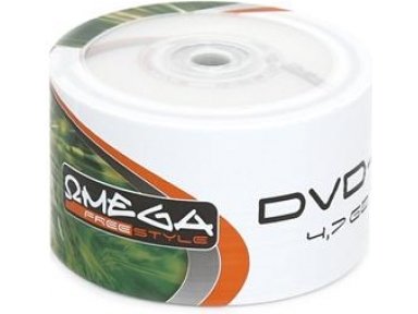 Omega Dvd-R 4,7 Gb 16X 50 Stykker (41990) Omega Dvd-R 4,7 Gb 16X 50 Stykker (41990)
