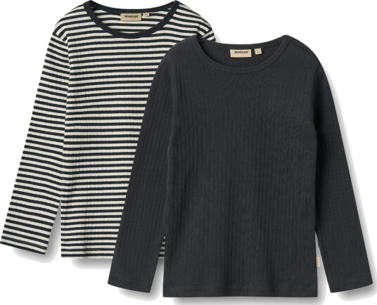 Wheat   Genser 2 pk Stig Navy Stripe