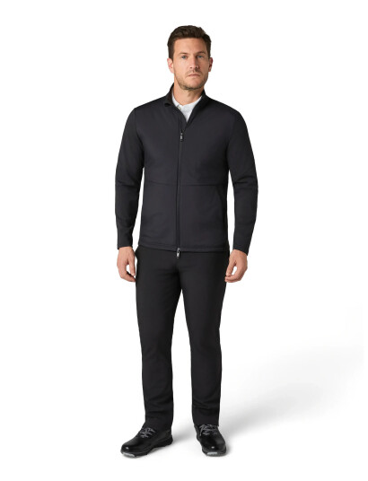 Callaway Mixed Media Full Zip Jacket - Black - S