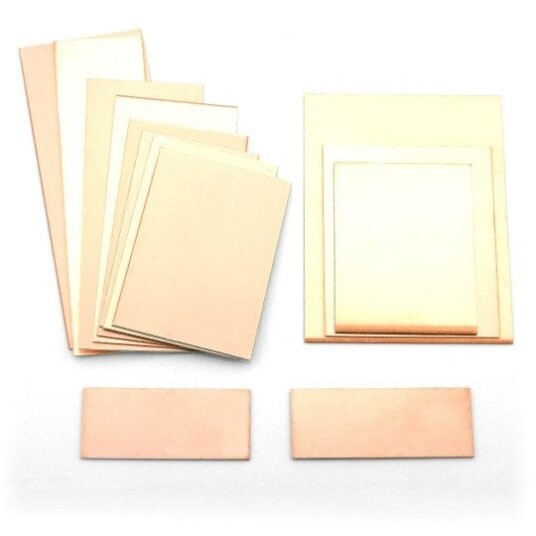 Laminatsett FR4 for kretskort 15 stk med kobberlag 35 μm