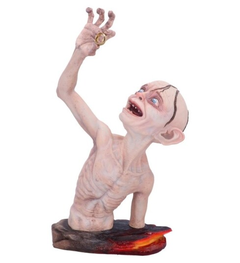 Gollum Byste 39cm fra Ringenes Herre - Håndmalt Figur