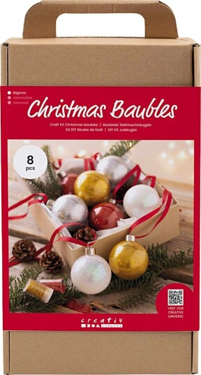 Julekuler Creativ Company DIY Kit Glitter 977591 Julekuler Creativ Company DIY Kit Glitter 977591