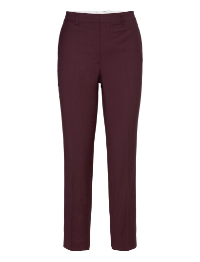 Filippa K Emma Cropped Cool Wool Trouser Burgundy 38 Filippa K Emma Cropped Cool Wool Trouser Burgundy 38