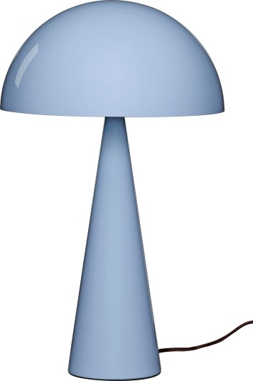 Hübsch Bordlampe Mush Tall Ice Blue