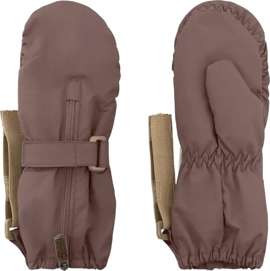 MINI A TURE Matcesar Fleece Lined Mittens - Purple - 0-6M