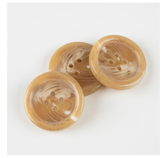 Marmorert knapp Blank Beige 28 mm Marmorert knapp Blank Beige 28 mm