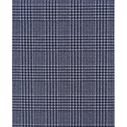 Jacquardstoff 150cm 008 - Blå med små ruter Jacquardstoff 150cm 008 - Blå med små ruter