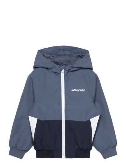 Jack & Jones Jjerush Blocking Hood Bomber Noos Mni Blue 116