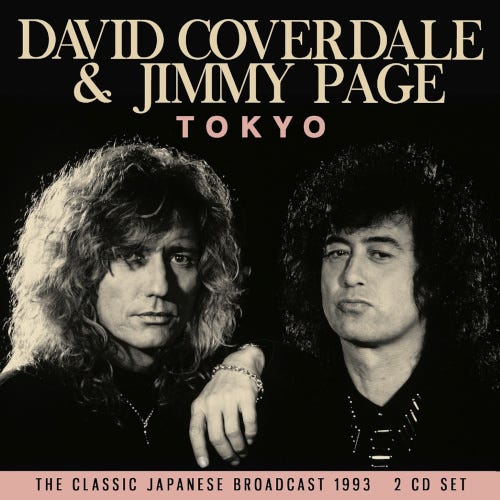 David Coverdale Jimmy Page  Tokyo  CD