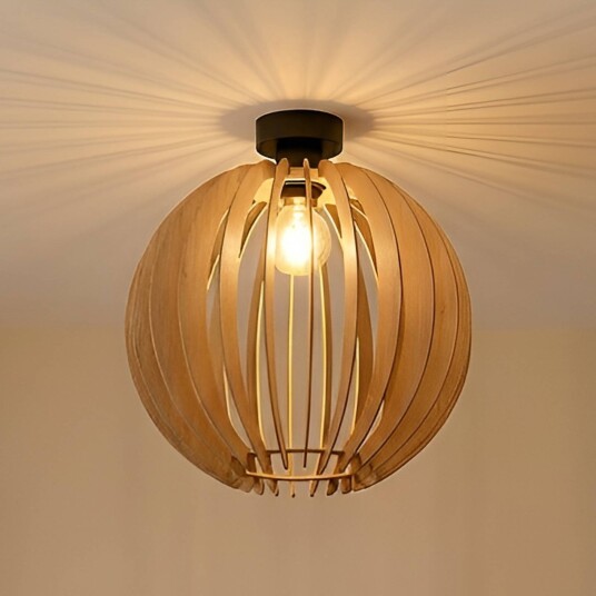 Taklampe Clay MCJ dimbar Lyst tre  Stue / spisestue Tre Skandinavisk