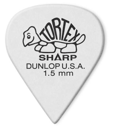 Dunlop Plectrums Tortex Sharp 1,50 12