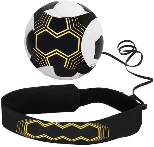 INF Elastisk treningsstrikk for fotball gul / svart