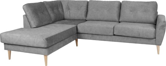 Hjørnesofa Ivarby Venstre grå