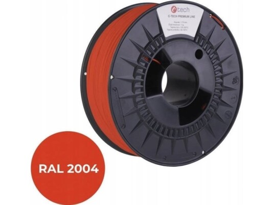 Filament 3D C-Tech Premium Line Pla Ral2004 1,75Mm 1Kg Pure Orange