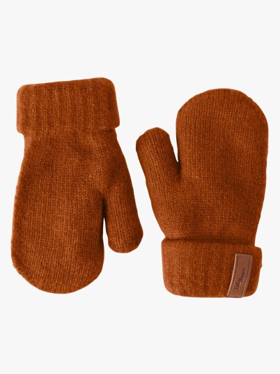 BabyMocs Strikkede Votter Rust 0 2 år BabyMocs Strikkede Votter Rust 0 2 år