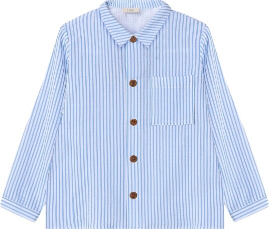 Fliink Cha Cha Ls Shirt Blue 122 Fliink Cha Cha Ls Shirt Blue 122