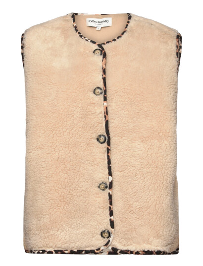 Lollys Laundry Jacell Vest - Beige - XS Lollys Laundry Jacell Vest - Beige - XS