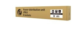 EnerGenie EG-PDU-014-F - Strømfordelerenhet (kan monteres i rack) - AC 250 V - 3680 watt - utgangskontakter: 8 (8 x strøm) - 1U - 3 m kabel