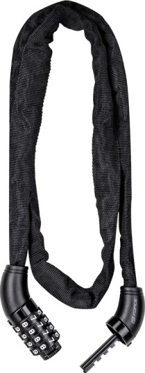 Force Brut kjedelås 4/1200mm med kode sort