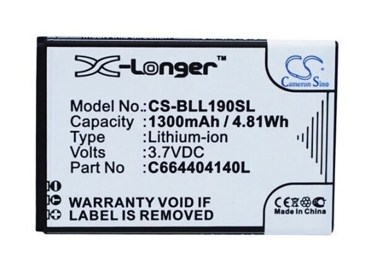 Blu L190U batteri (1300 mAh 3.7 V)