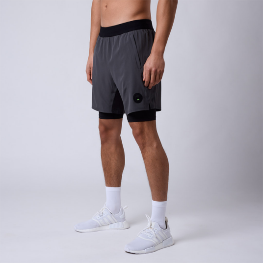 Rep 2 in 1 Shorts Grå Grå Medium