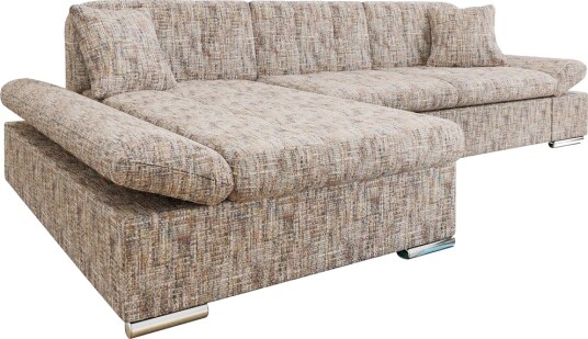 Djerra Sofa med Divan 3 seter   Flerfarget/Beige