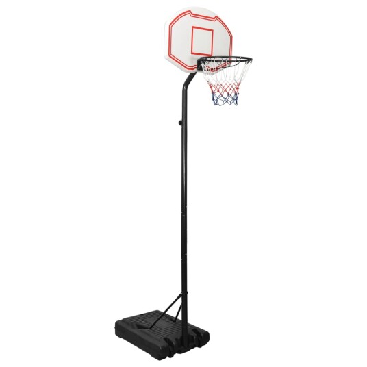 Basketballstativ hvit 282 352 cm polyeten