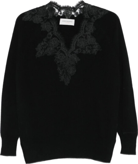 Ermanno Scervino Dame Strikkevarer Svart M,